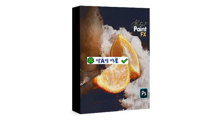 Abstract paint fx