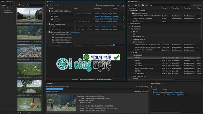 Adobe media encoder