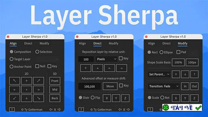Aescripts layer sherpa