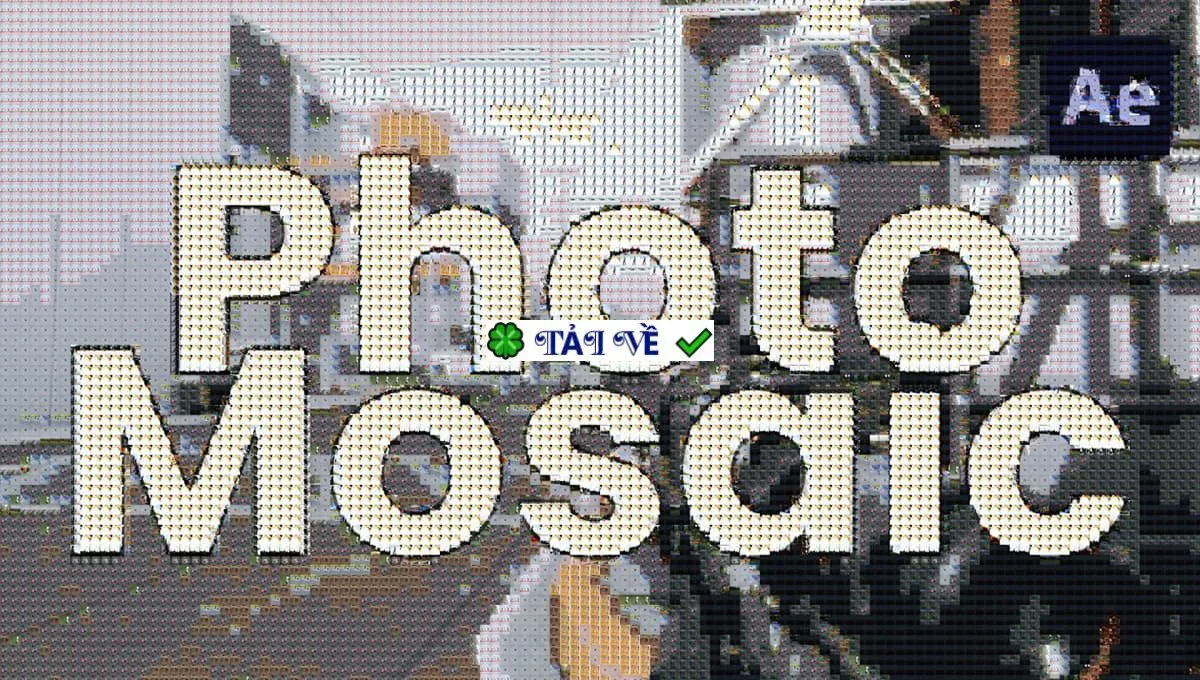 Aescripts photo mosaic