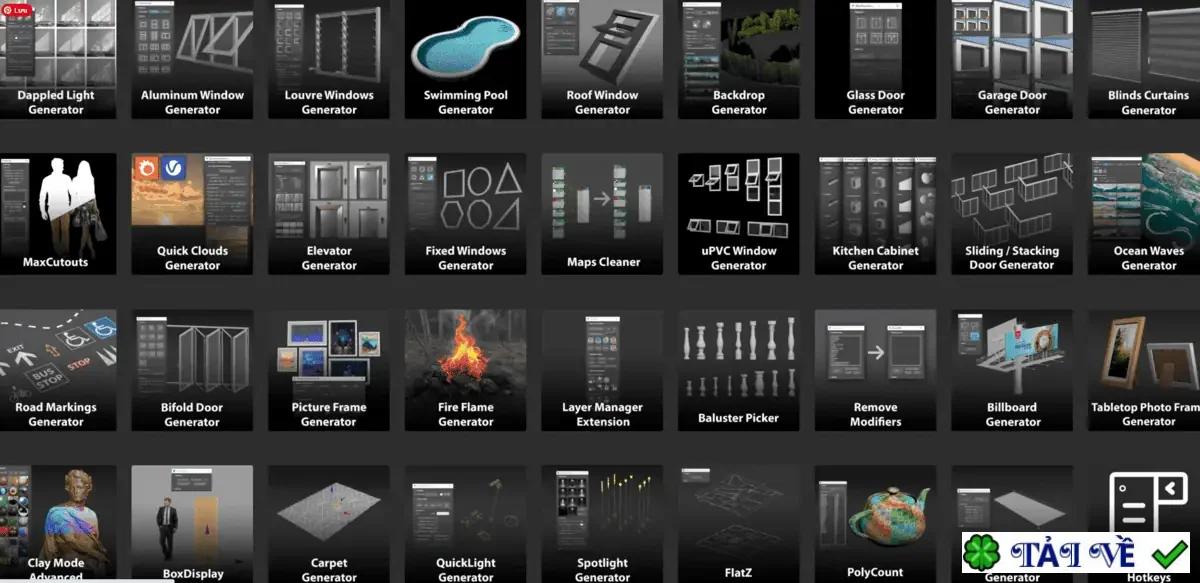 Archviz tools collection for 3ds max