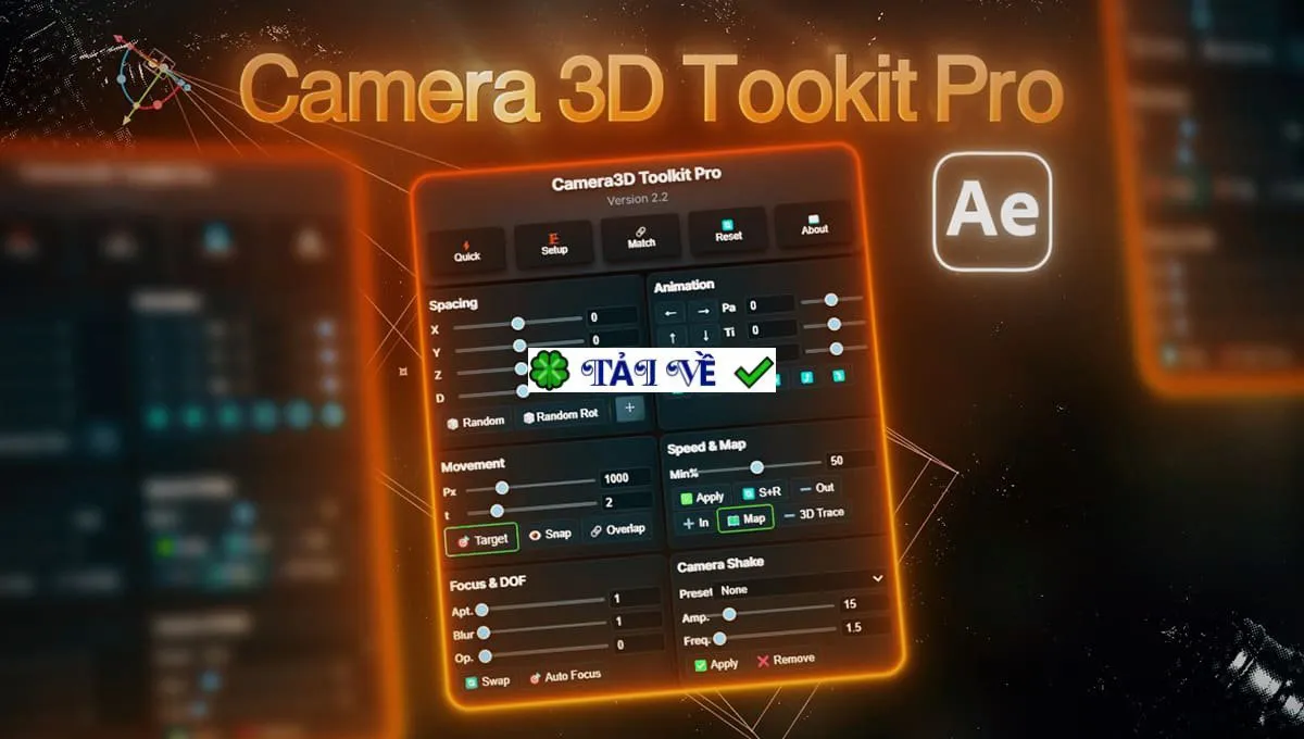 Camera3d toolkit pro