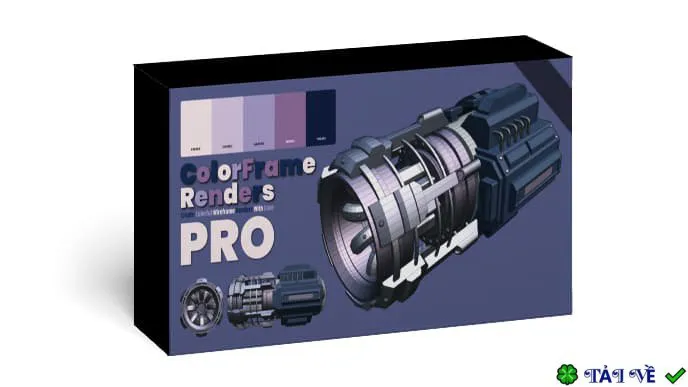 Colorframe renders pro