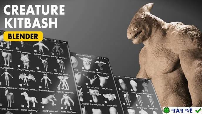 Creature kitbash