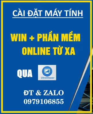 Dich vu Cai dat may tinh online tu xa