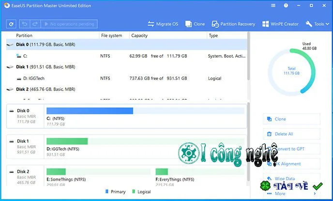 EaseUS Partition Master-2