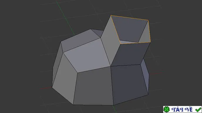 Edge extrude 3d