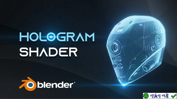 Hologram effect shader
