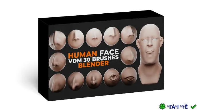 Human face vdm brushes