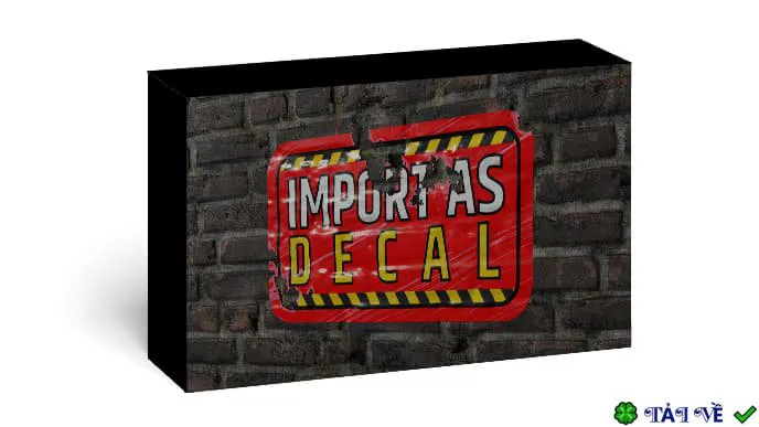 Import as decal