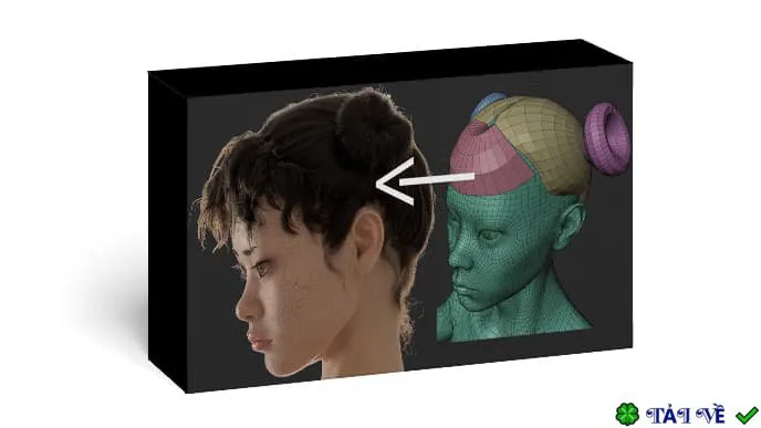 N hair nodes