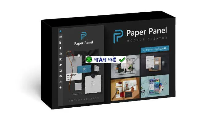 Paper panel mockup creator
