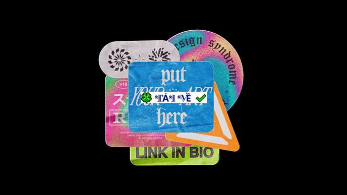 Photoshop sticker generator
