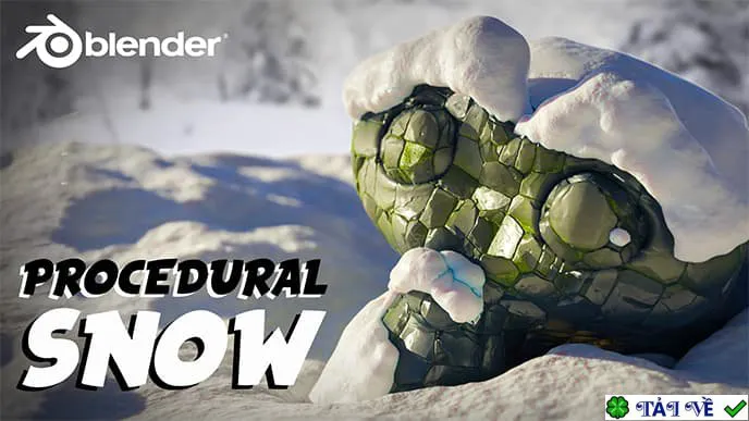 Procedural snow generator