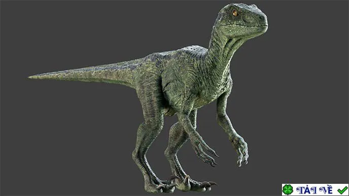 Raptor maya rig 3d
