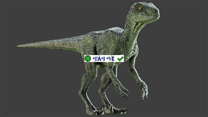 Raptor maya rig 3d