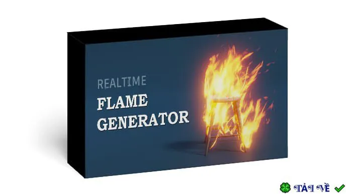 Realtime flame generator