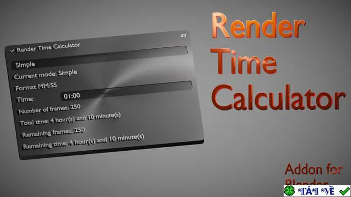 Render time calculator