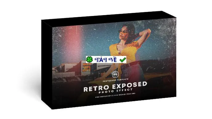 Retro exposed film effect