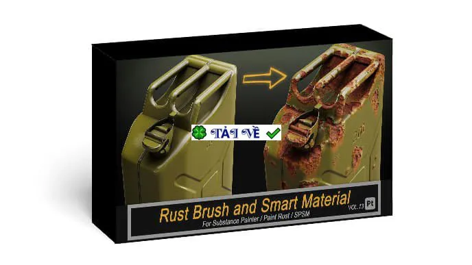 Rust brush and smart material