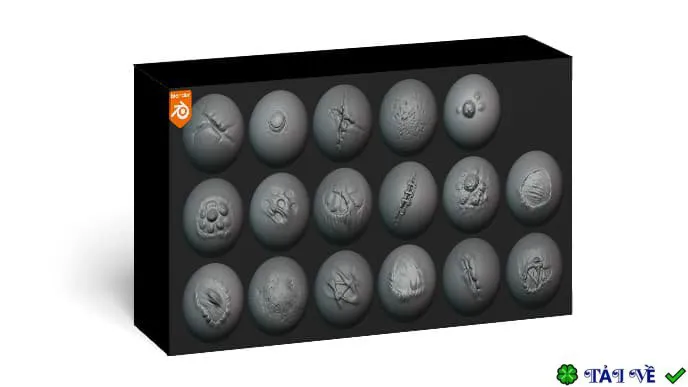 Sculpting brushes