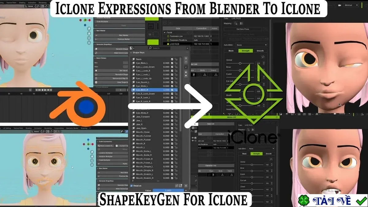 Shapekeygen iclone
