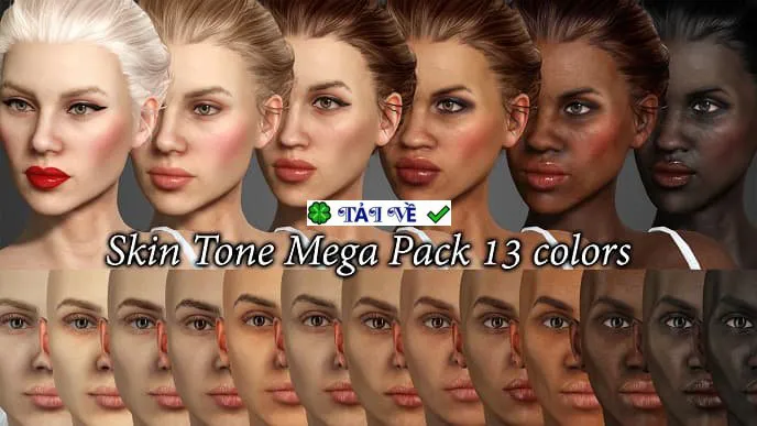 Skin tone megapack