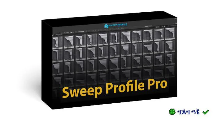 Sweep profile for 3ds max