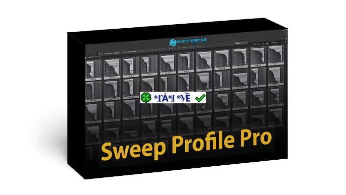 Sweep profile for 3ds max