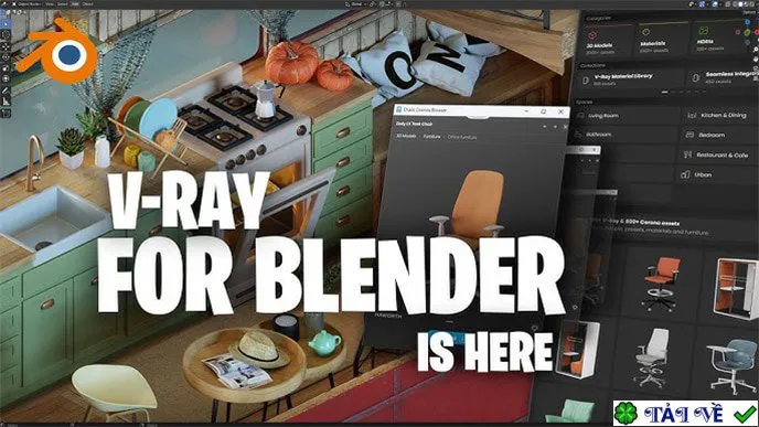 V ray for blender