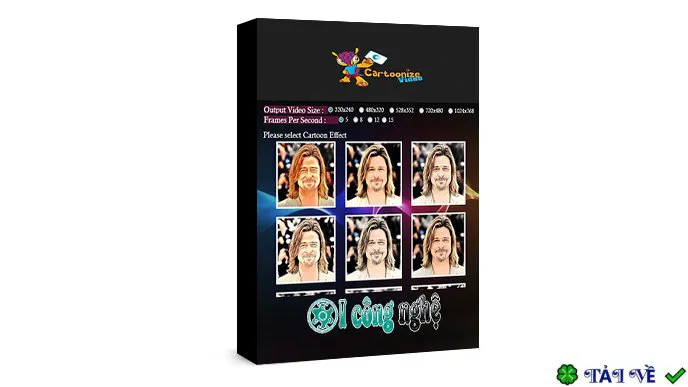 Video cartoonizer