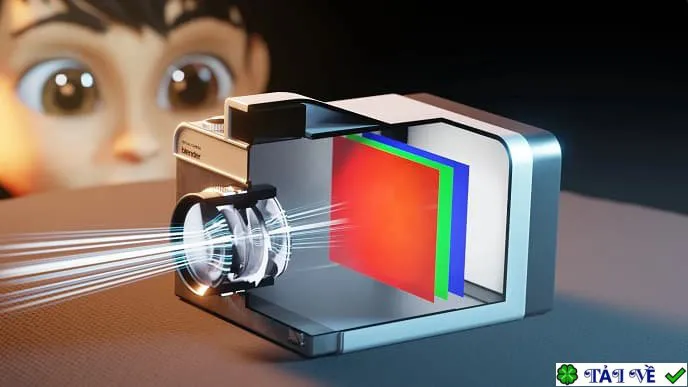 Virtual blender camera