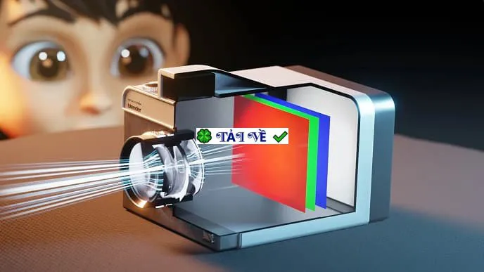 Virtual blender camera