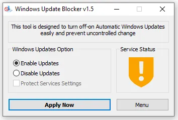 windows update blocker 1