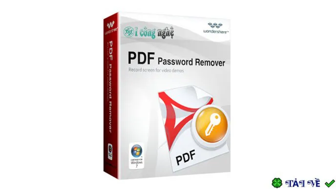 Wondershare pdf password remover