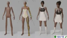 Download Adjustable Mannequin v1.3 for Blender tạo dáng