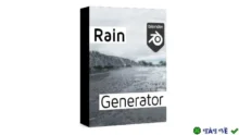 Dynamic Rain v1.0: Hiệu ứng mưa 3D cho Blender